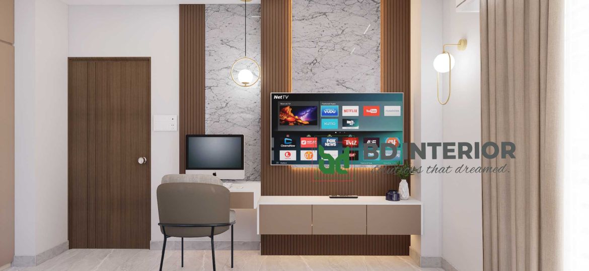 bedroom tv unit design