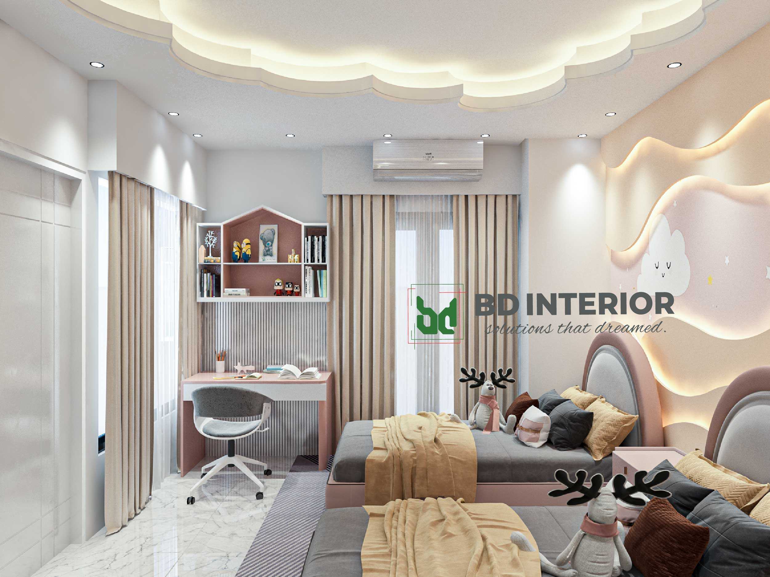 elegant child bedroom interior design
