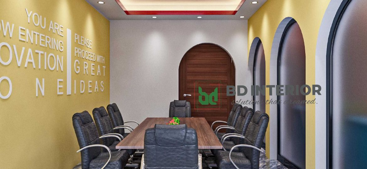 elegant office interior design in bangladesh