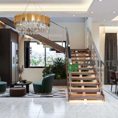 Duplex Stair Design | BD INTERIOR