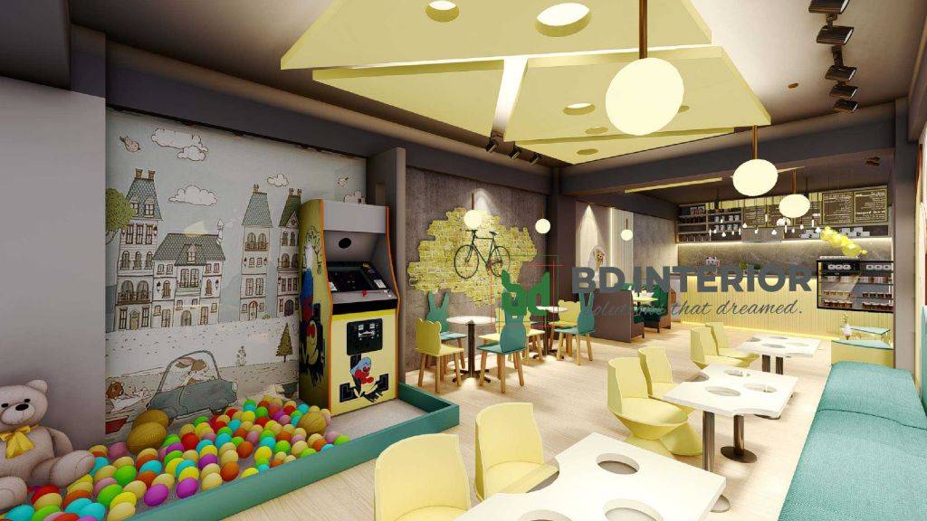 Kid's Zone Interior Design In A Restaurant | BD INTERIOR
