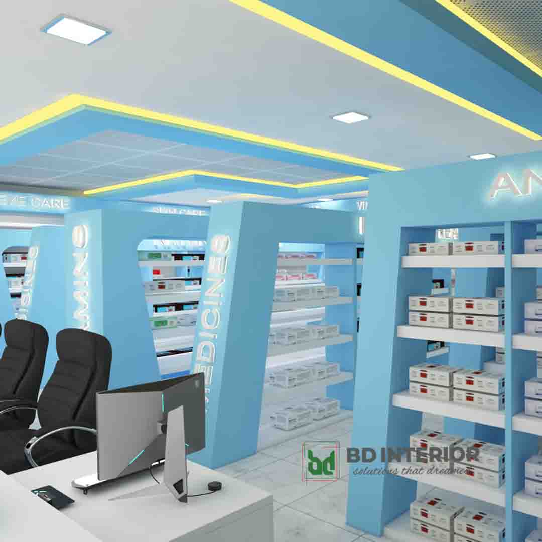 Pharmacy interior design