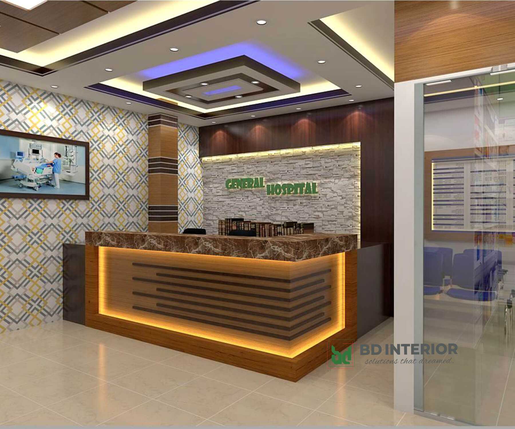 Reception interior design