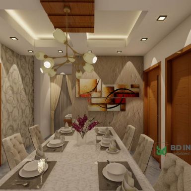 Amazing dining room interior design in bangladesh