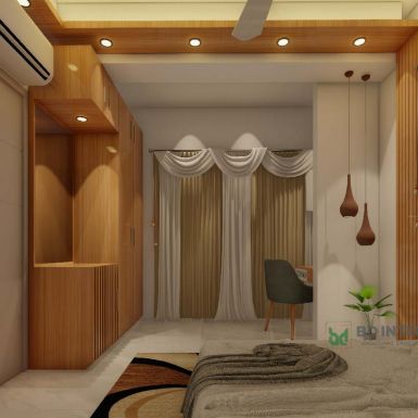 beautiful master bed design in bangladesh-