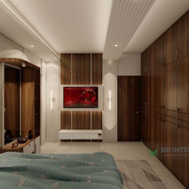 beautiful master bed interior design in bangladesh