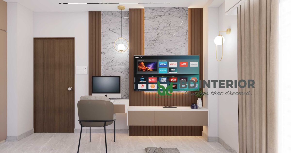 bedroom tv unit design