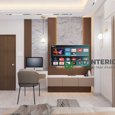 bedroom tv unit design