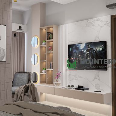 best tv unit design for bedroom