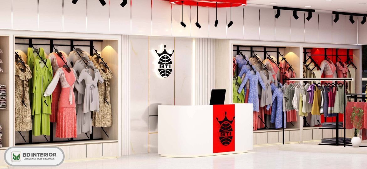 clothing showroom interior design