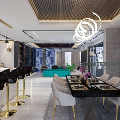 dining room interior design in Bangladesh