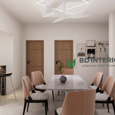 dining room interior design in Bangladesh