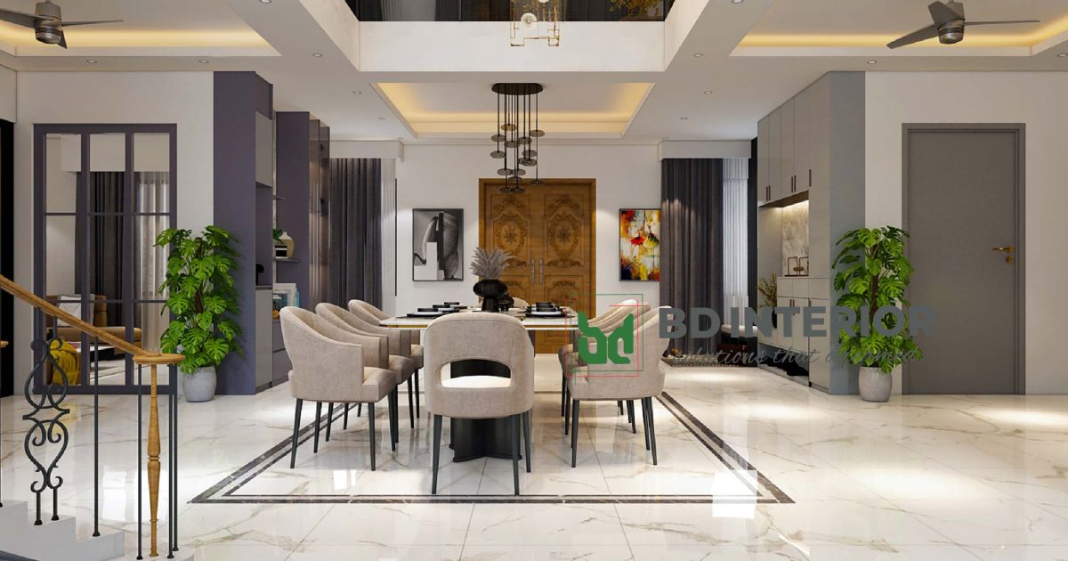 dining room interior design in Bangladesh