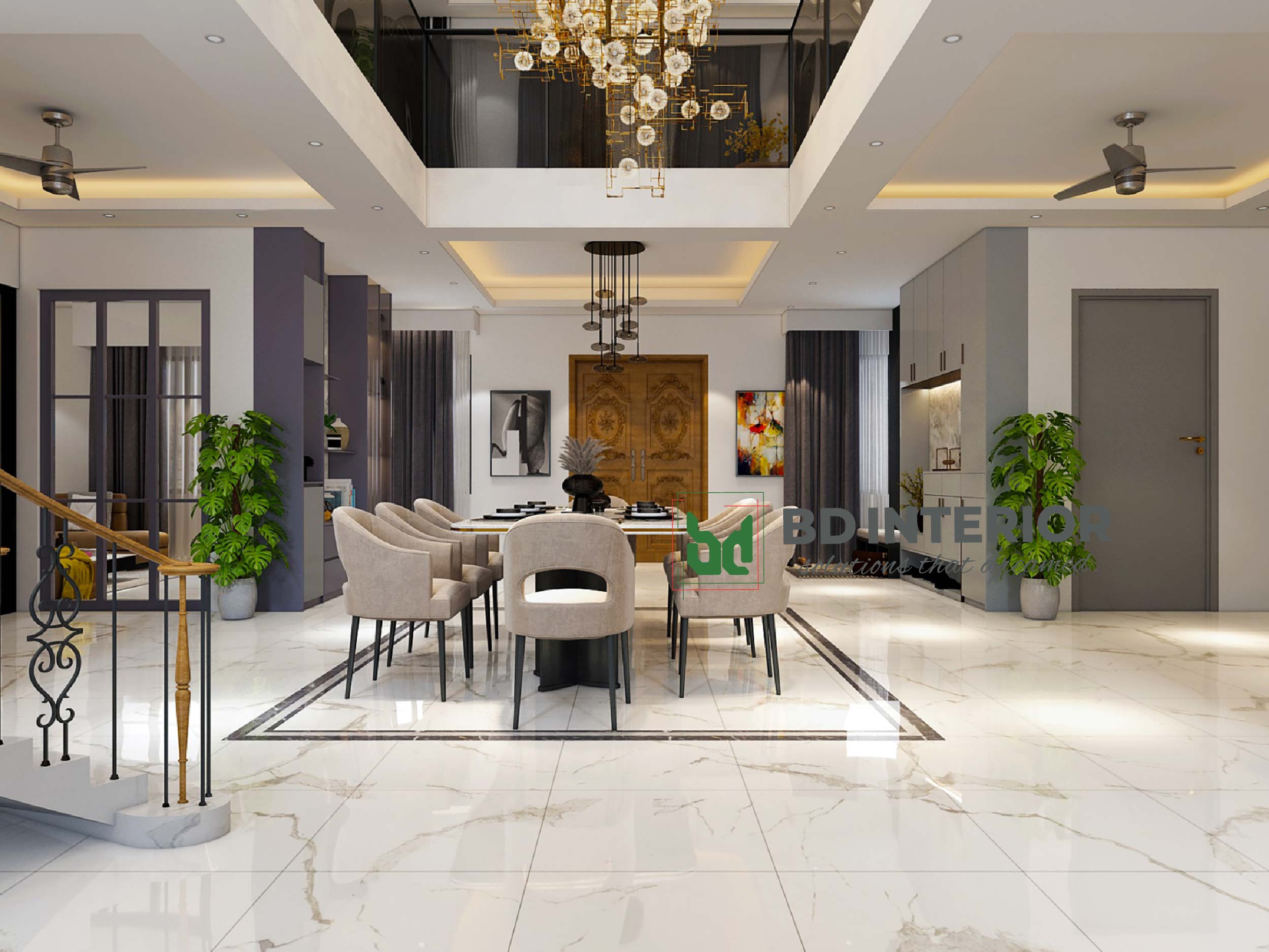 dining room interior design in Bangladesh