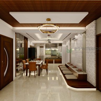 dining room interior design in bd