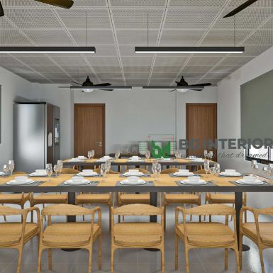 dining zone design for office interior