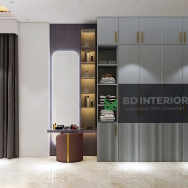 dressing cum cabinet interior design