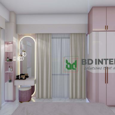 dressing unit design for child bedroom