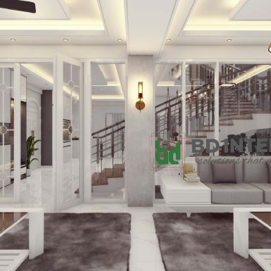 duplex house interior design in Bangladesh