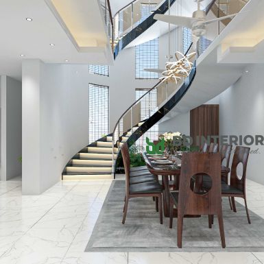 3BHK Duplex home interiors | Leading interior designers in bangalore