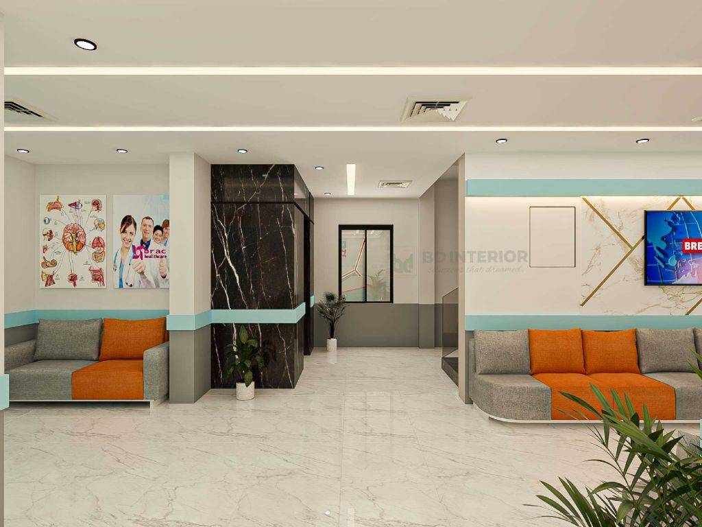 we understand the unique requirements of diagnostics center interior design in dhaka. Our team of experienced designers and architects can create a functional, aesthetically pleasing, and patient-centric environment for your diagnostics center in Dhaka. From layout planning to color schemes, furniture selection, and lighting design, we ensure that every aspect of the interior design is tailored to meet your specific needs. Contact us today to discuss your diagnostics center interior design project.