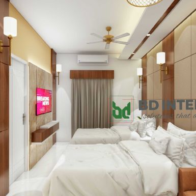 elegant hotel room interior design in Bangladesh