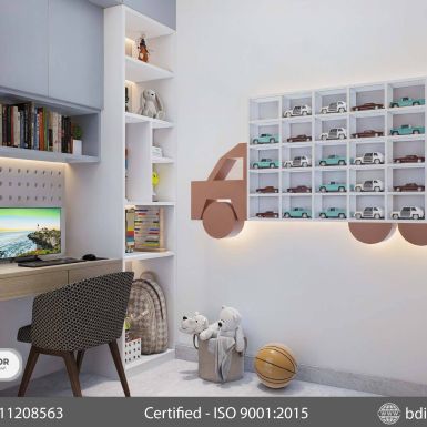 elegant kids bedroom interior design