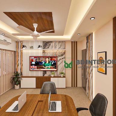elegant office interior design in Bangladesh