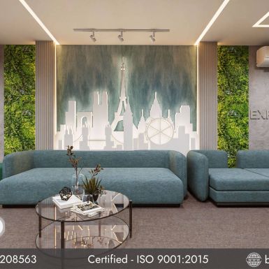 elegant office interior design in uttara