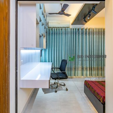 elegant study room interior design
