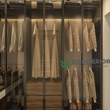 elegant walk in closet design for master bedroom
