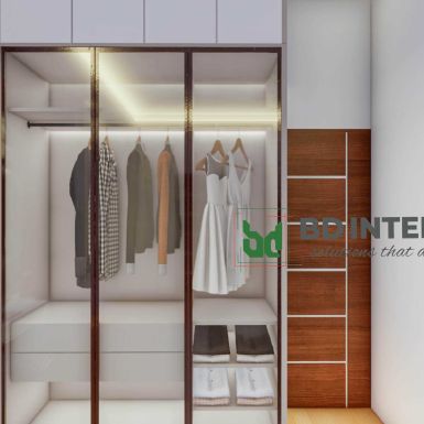 elegant walk in closet design for master bedroom