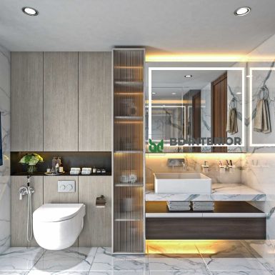 elegant washroom interior design