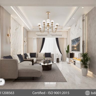 formal living interior design in bangladesh