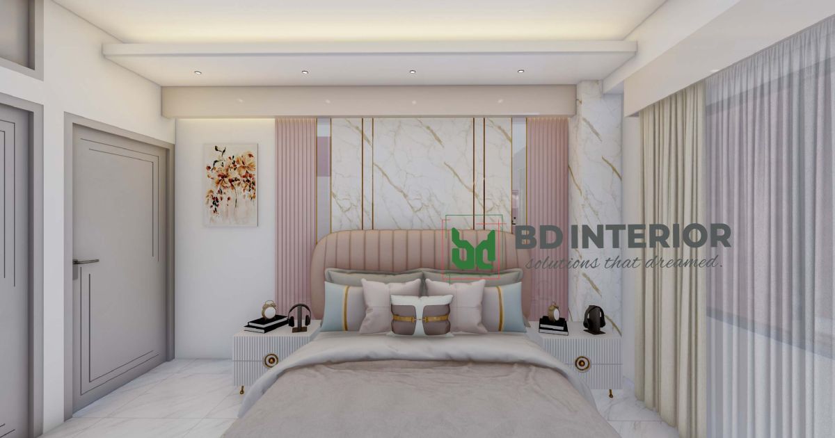 girls bedroom interior design concept