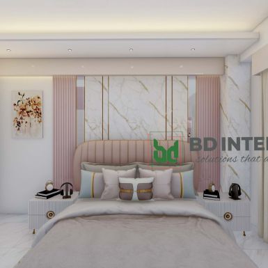 girls bedroom interior design concept