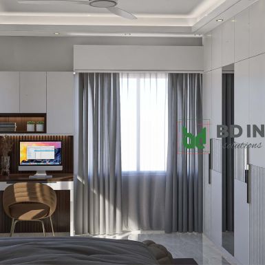 guest bed study unit design
