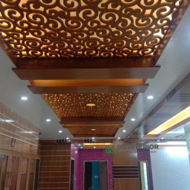 jali cut ceiling bd