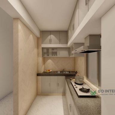 kitchen interior design at low space-01
