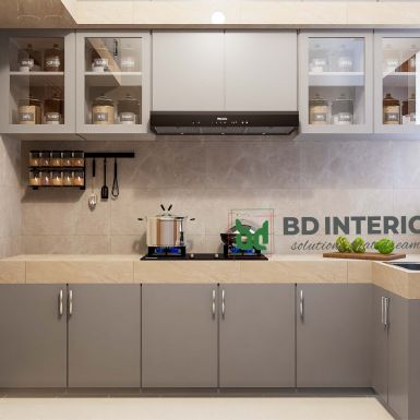 kitchen interior design in Bangladesh