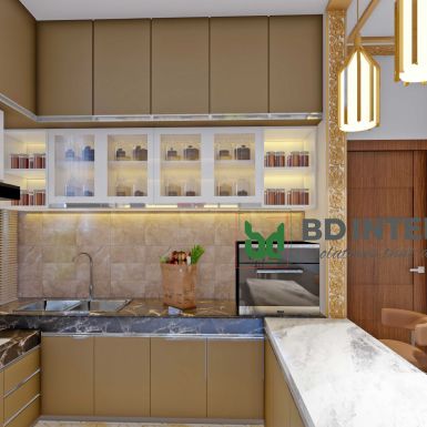 kitchen interior design in Bangladesh