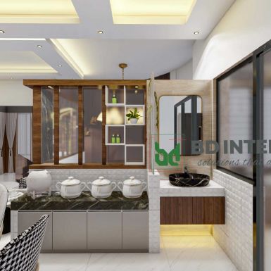 living and dining space interior design
