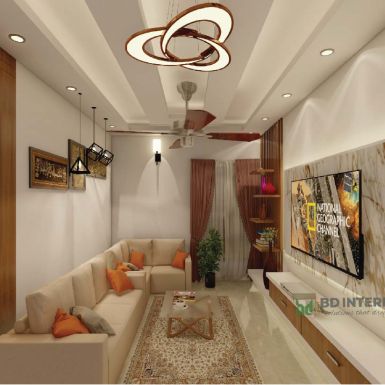 Living room interior design in bangladesh
