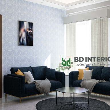 living room interior design in Bangladesh