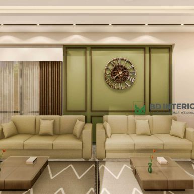 living room interior design bd