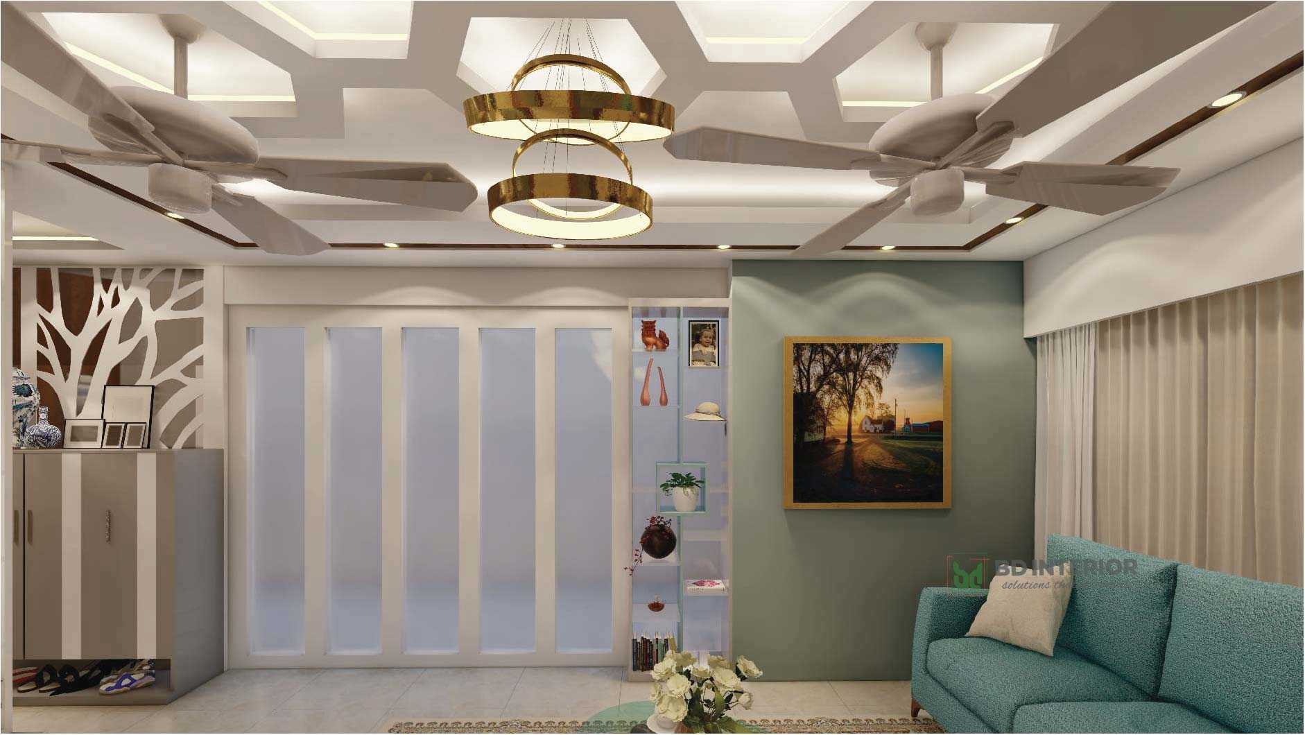 living room interior design cost in bangladesh