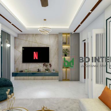 living room interior design in Bangladesh