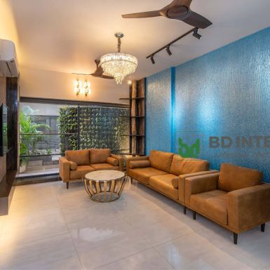 living room interior design in Bangladesh