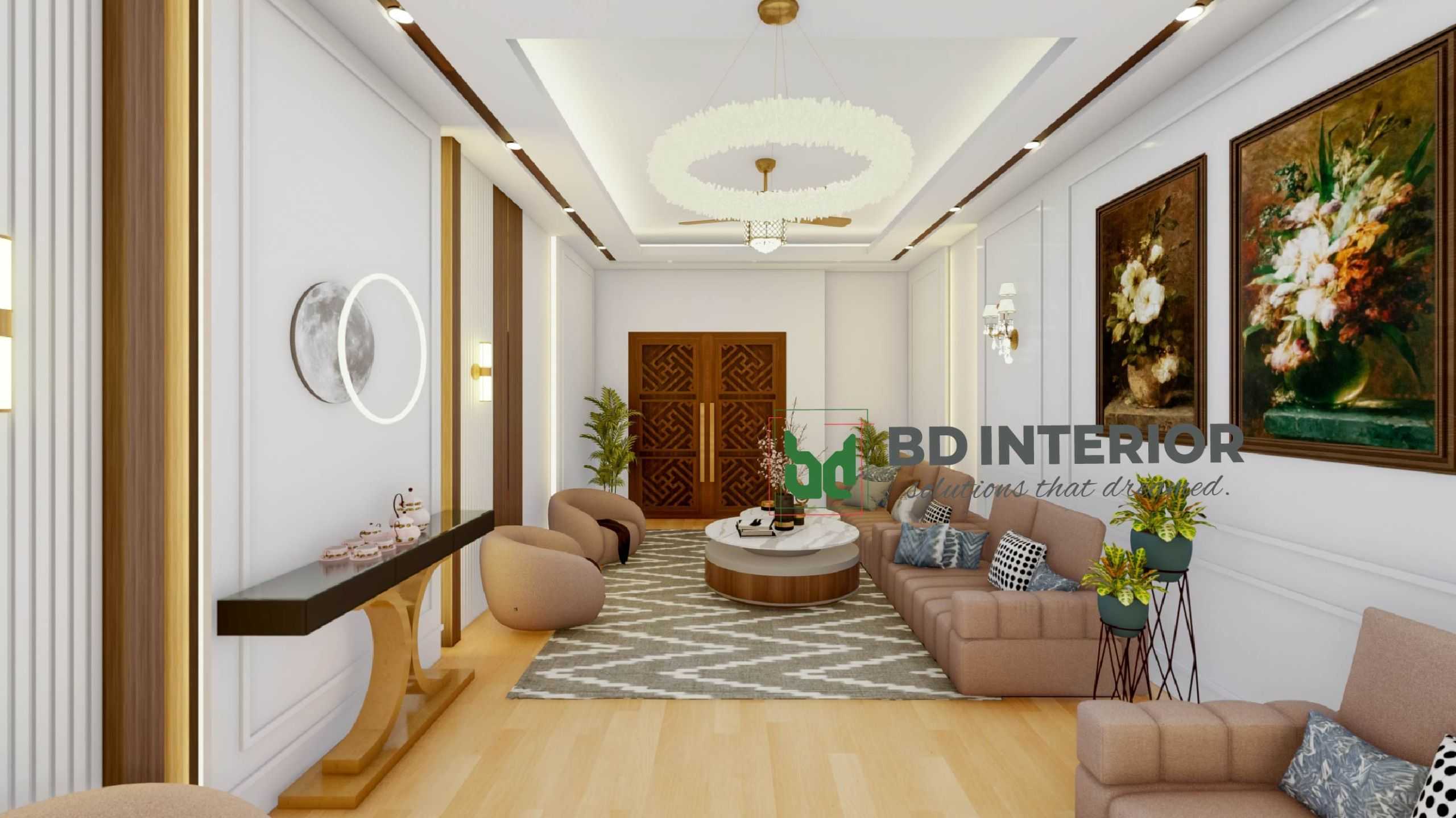 living room interior design in Bangladesh