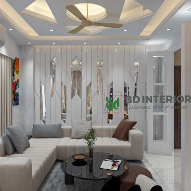 living room interior design in Dhaka